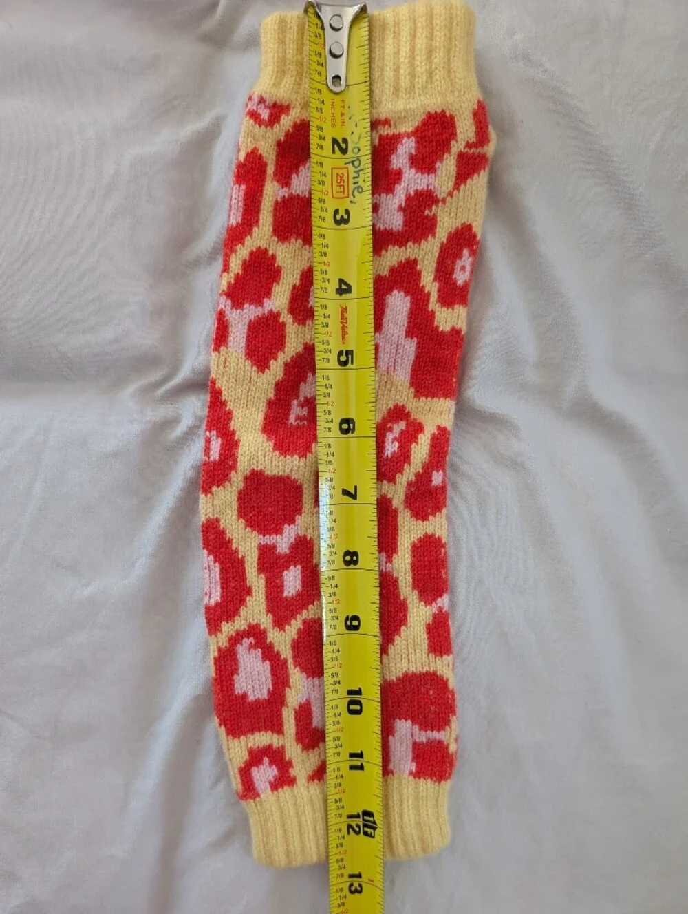 Christopher Kane Leopard Print Cashmere Fingerless Gloves - Like New